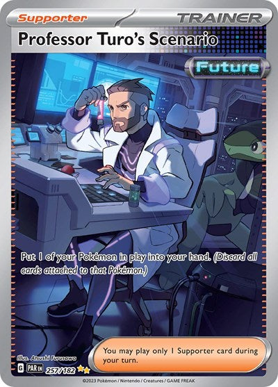 Professor Turo's Scenario - 257 (Scarlet and Violet: Paradox Rift) Near Mint Holofoil