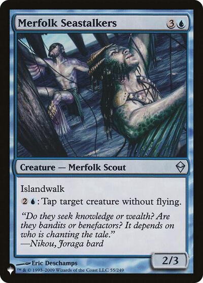 Merfolk Seastalkers (The List) Near Mint