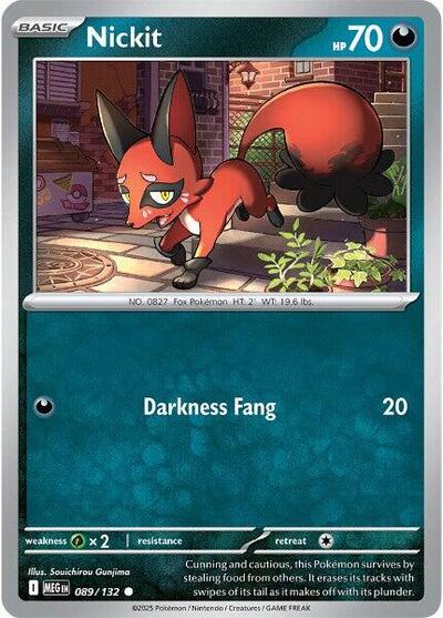 Nickit (ME01: Mega Evolution) Near Mint Reverse Holofoil