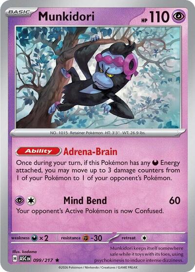 Munkidori (ME: Ascended Heroes) Near Mint Holofoil