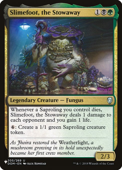 Slimefoot, the Stowaway (The List) Light Play