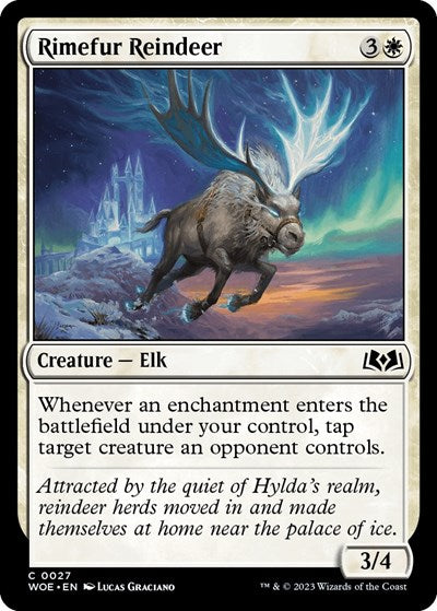 Rimefur Reindeer (Wilds of Eldraine) Near Mint Foil