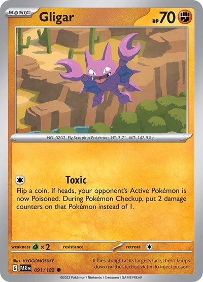 Gligar (Scarlet and Violet: Paradox Rift) Near Mint