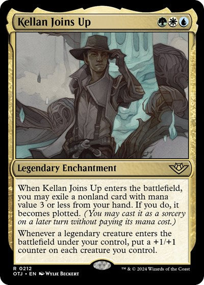 Kellan Joins Up (Outlaws of Thunder Junction) Near Mint Foil