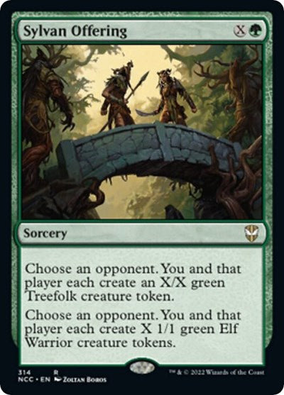 Sylvan Offering (Commander: Streets of New Capenna) Light Play