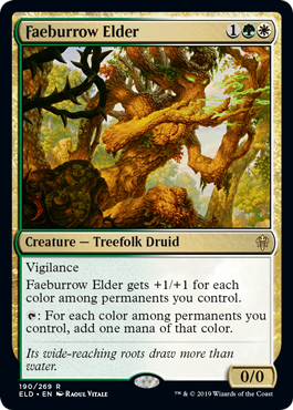 Faeburrow Elder (Throne of Eldraine) Light Play