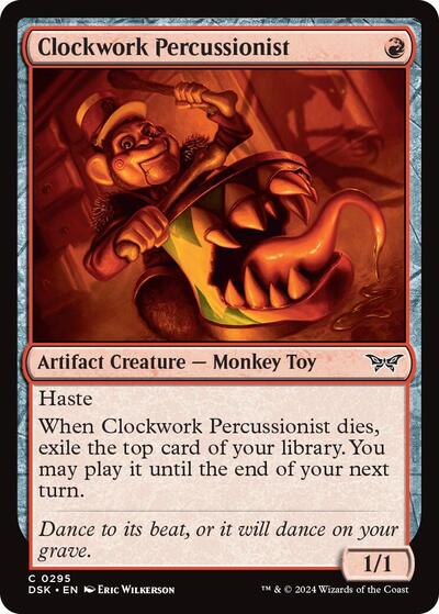Clockwork Percussionist (0295) (Duskmourn: House of Horror) Near Mint