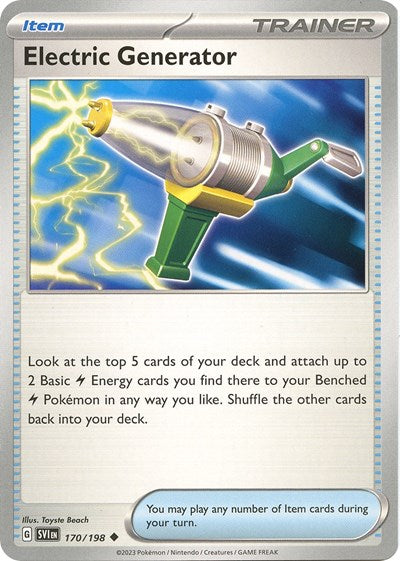 Electric Generator (Scarlet and Violet: Base Set) Near Mint Reverse Holofoil