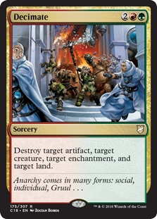 Decimate (Commander 2018) Light Play