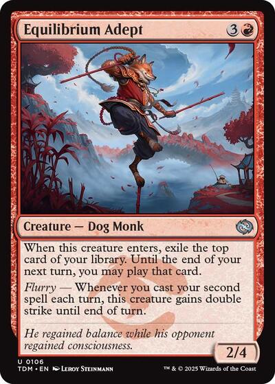 Equilibrium Adept (Tarkir: Dragonstorm) Near Mint Foil