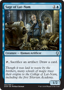 Sage of Lat-Nam (Dominaria) Light Play