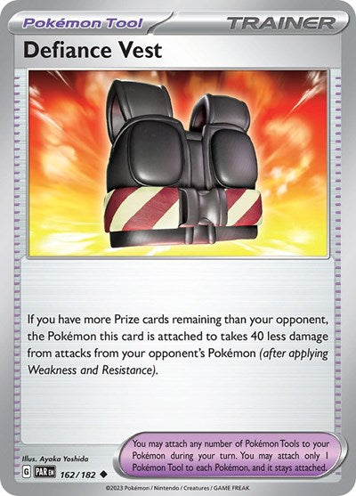Defiance Vest (Scarlet and Violet: Paradox Rift) Near Mint Reverse Holofoil