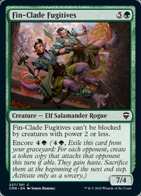 Fin-Clade Fugitives (Commander Legends) Light Play Foil