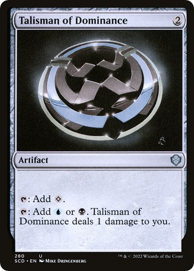 Talisman of Dominance (Commander 2022 Starter Decks) Light Play
