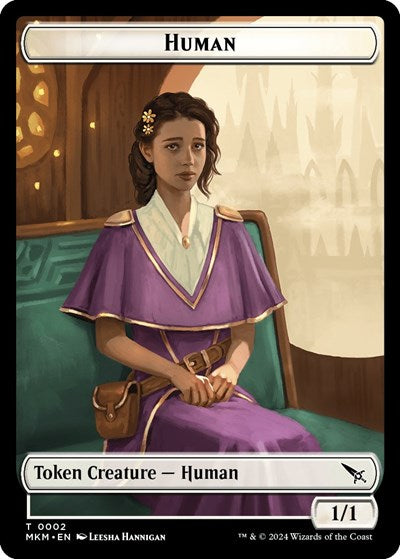 Human Token (Murders at Karlov Manor) Near Mint