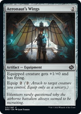 Aeronaut's Wings (The Brothers' War) Near Mint Foil