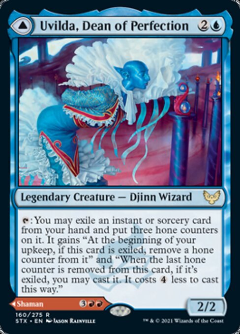 Uvilda, Dean of Perfection / Nassari, Dean of Expression (Strixhaven) Near Mint Foil