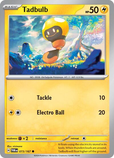 Tadbulb (SV06: Twilight Masquerade) Near Mint