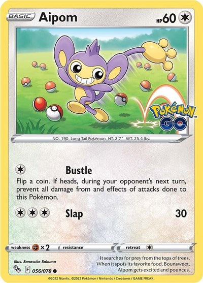 Aipom (Pokemon GO) Near Mint