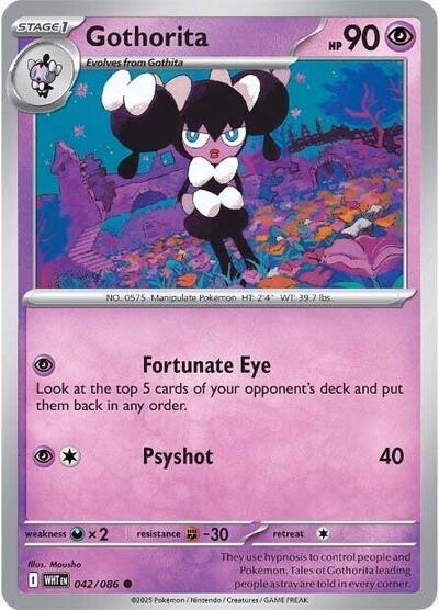 Gothorita (SV: White Flare) Near Mint Reverse Holofoil