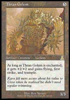 Thran Golem (Urza's Destiny) Light Play