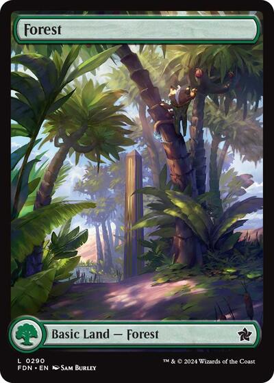 Forest (0290) (Foundations) Near Mint Foil