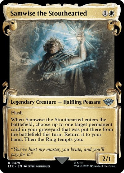 Samwise the Stouthearted (Showcase Scrolls) (Universes Beyond: The Lord of the Rings: Tales of Middle-earth) Near Mint Foil