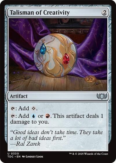Talisman of Creativity (Commander: Tarkir: Dragonstorm) Near Mint