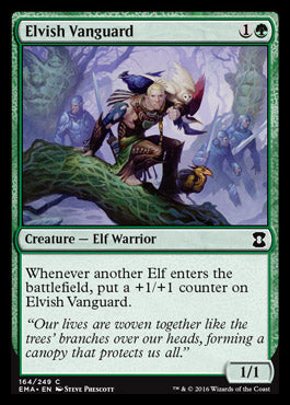 Elvish Vanguard (Eternal Masters) Light Play