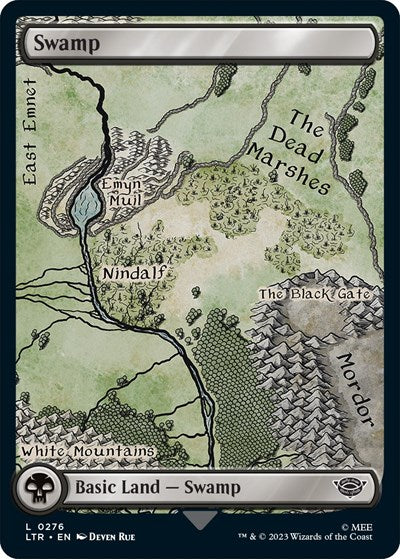 Swamp (0276) (Universes Beyond: The Lord of the Rings: Tales of Middle-earth) Near Mint Foil
