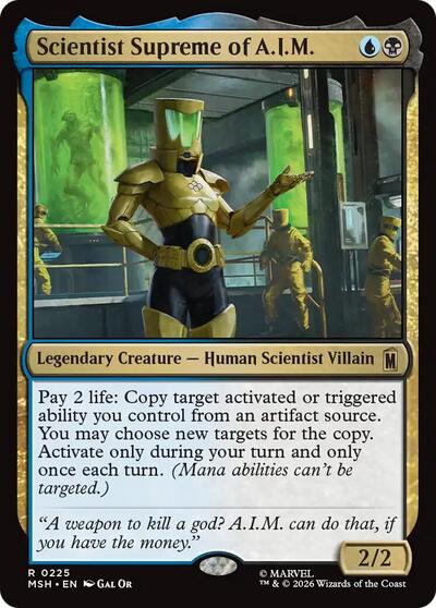 Scientist Supreme of A.I.M. (Marvel Super Heroes) Near Mint Foil