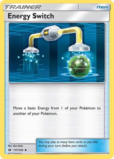 Energy Switch (SM Base Set) Near Mint Reverse Holofoil