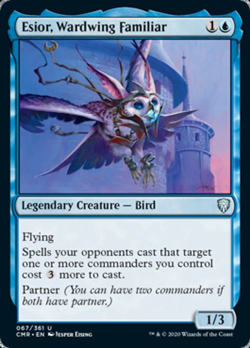 Esior, Wardwing Familiar (Commander Legends) Light Play