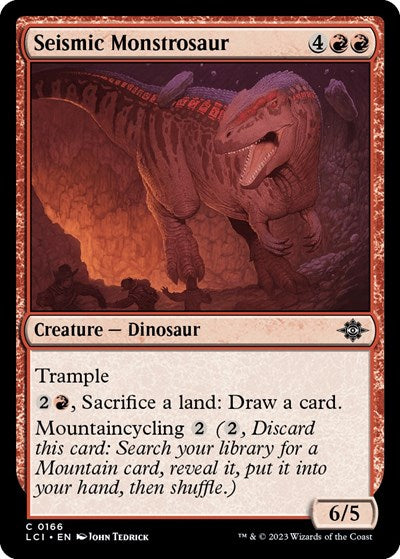 Seismic Monstrosaur (The Lost Caverns of Ixalan) Near Mint Foil