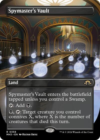 Spymaster's Vault (Borderless) (Modern Horizons 3) Light Play