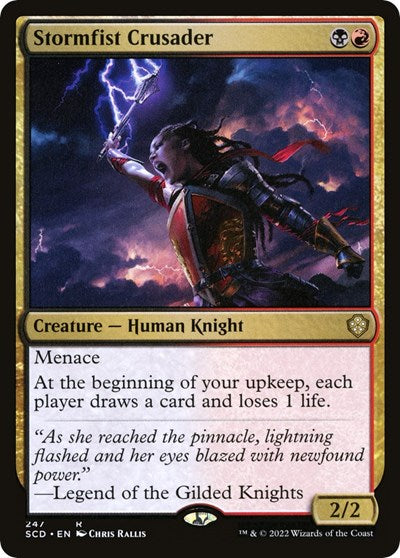 Stormfist Crusader (Commander 2022 Starter Decks) Light Play