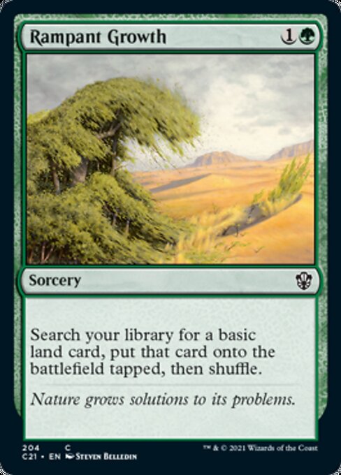 Rampant Growth (Commander 2021 Strixhaven) Light Play
