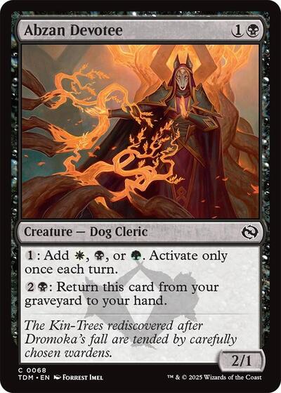 Abzan Devotee (Tarkir: Dragonstorm) Near Mint Foil