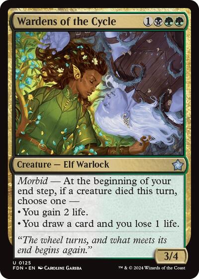 Wardens of the Cycle (Foundations) Near Mint Foil