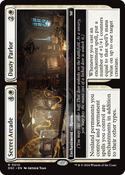 Secret Arcade / Dusty Parlor (Commander: Duskmourn: House of Horror) Near Mint