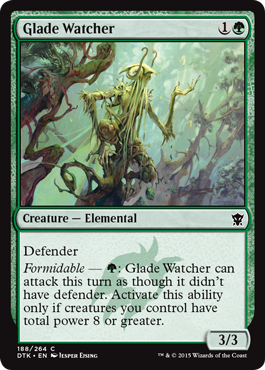 Glade Watcher (Dragons of Tarkir) Light Play Foil