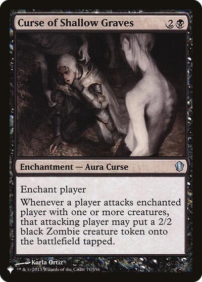 Curse of Shallow Graves (The List) Near Mint