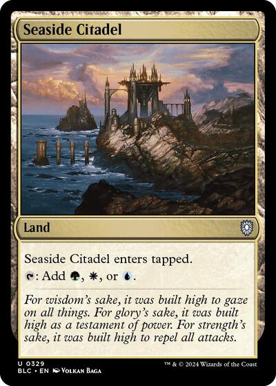 Seaside Citadel (Commander: Bloomburrow) Light Play