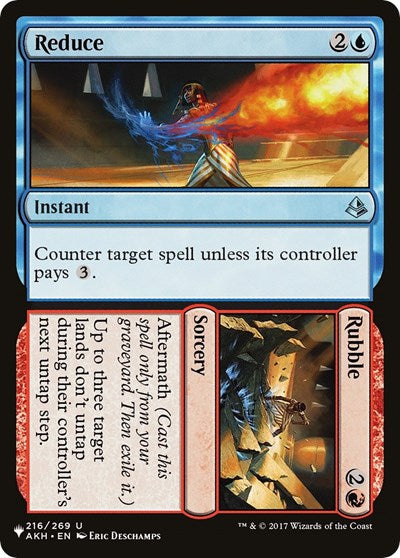 Reduce / Rubble (The List) Light Play