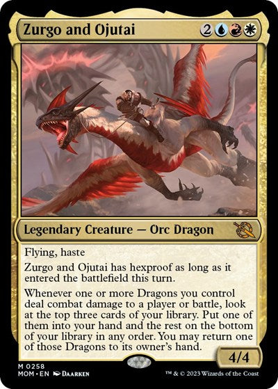 Zurgo and Ojutai (March of the Machine) Near Mint Foil