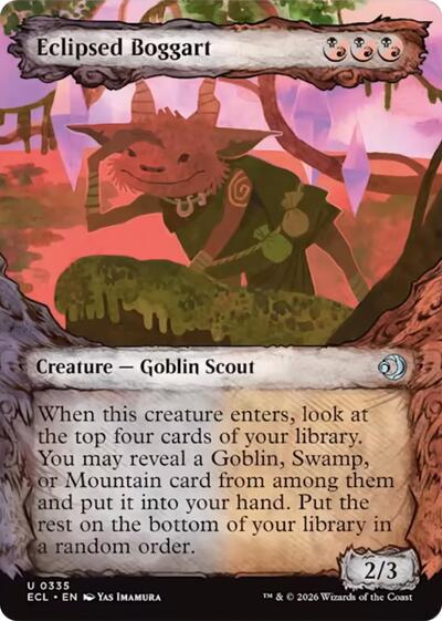 Eclipsed Boggart (Showcase) (Lorwyn Eclipsed) Near Mint Foil