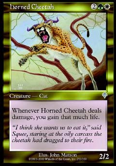 Horned Cheetah (Invasion) Light Play