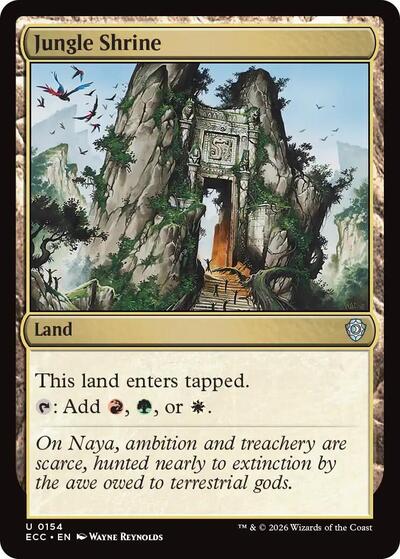 Jungle Shrine (Commander: Lorwyn Eclipsed) Near Mint