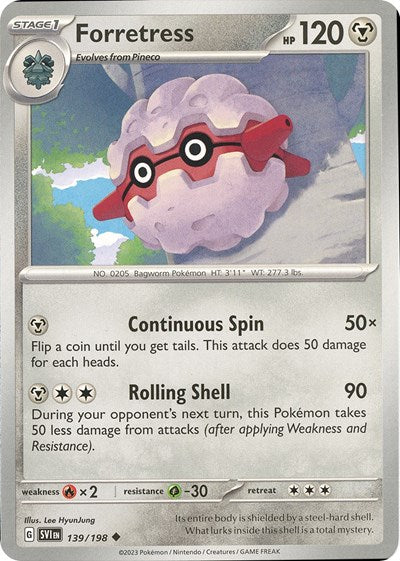 Forretress (Scarlet and Violet: Base Set) Near Mint