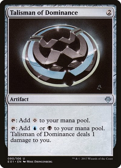Talisman of Dominance (Archenemy: Nicol Bolas) Light Play